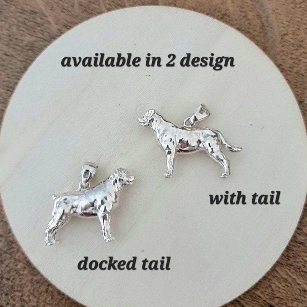 Rottweiler dog figurine pendant- avaliable in 2 design Sculpture -Realistic Dog Model Solid & Sturdy