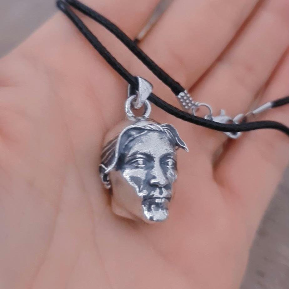 Handmade Sterling Silver Rapper Pendant - Gothic Rockstar Jewelry