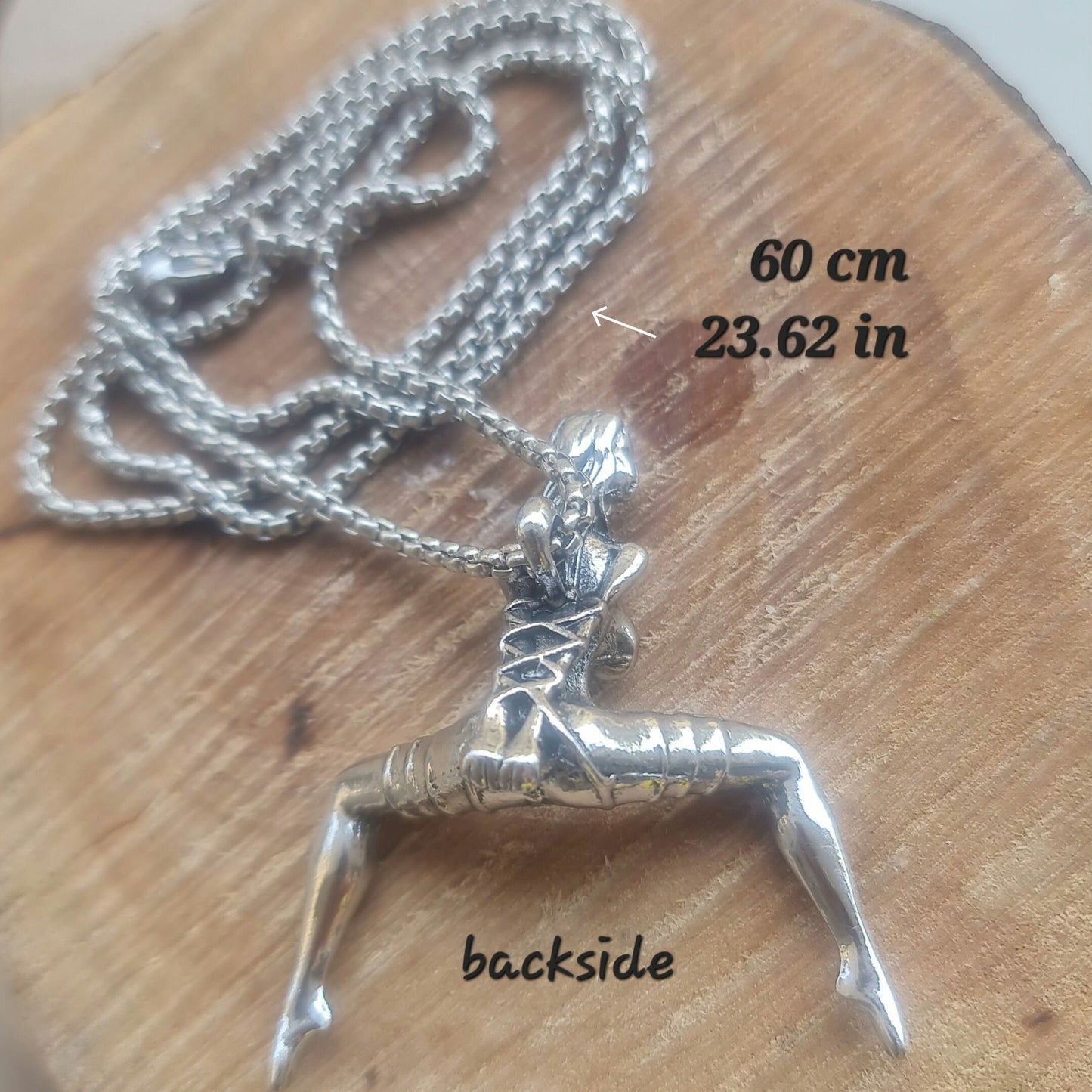 Oversized nude Women Necklace, Hip Hop Cosplay Jewelry For Men& Women