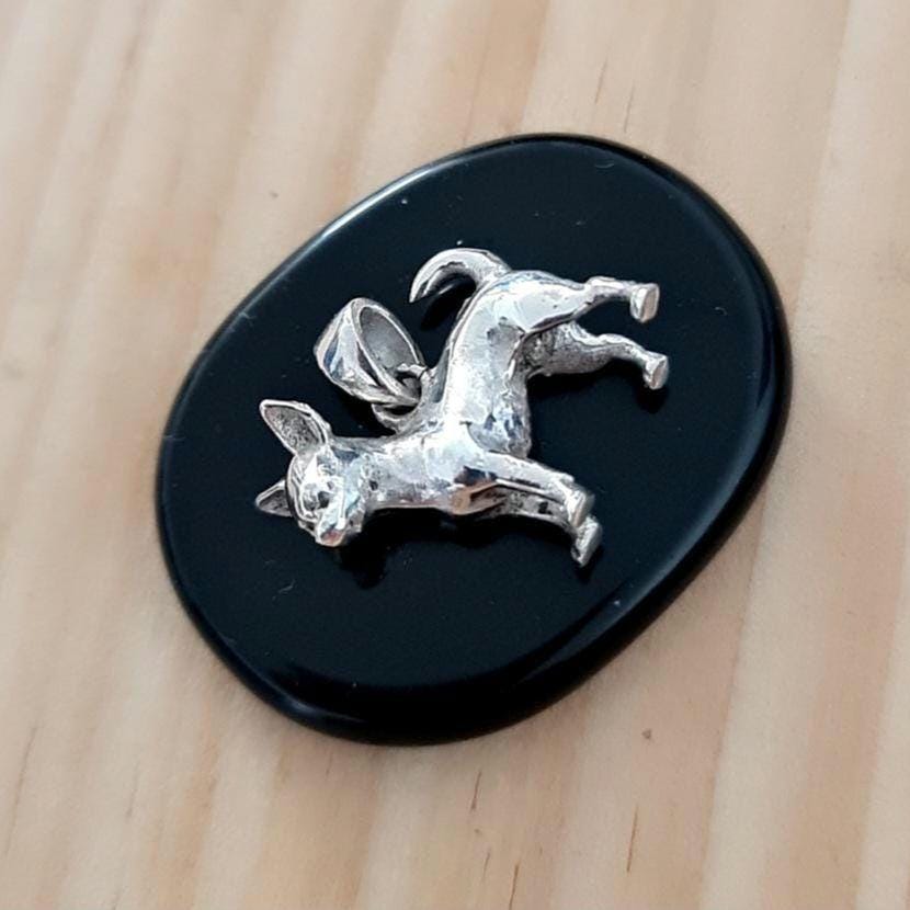 Handmade Chihuahua Pendant: 925 Sterling Silver Dog Lover Gift