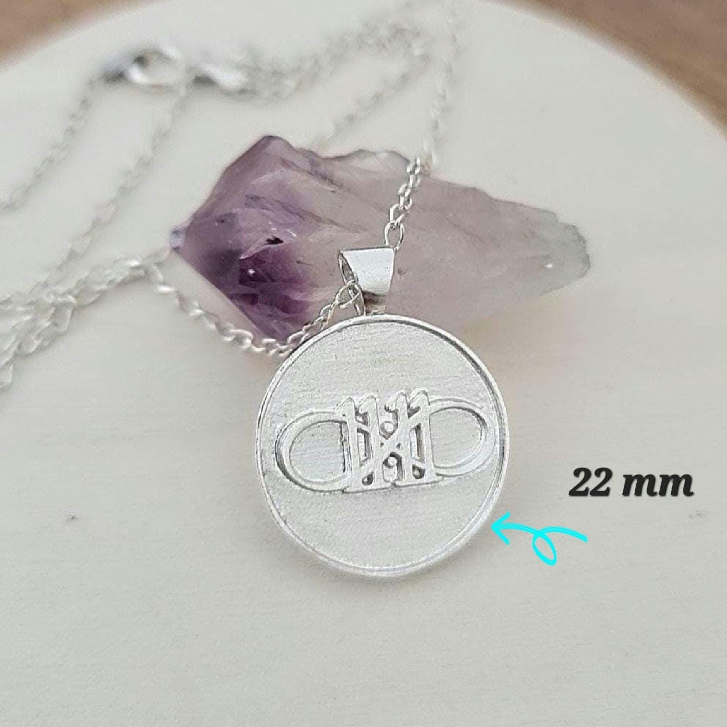 11:11 Angel Number Sterling Silver Pendant - Inspirational Charm