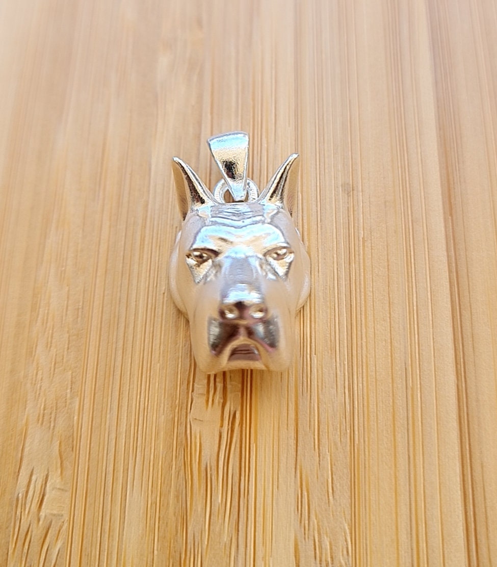 Handmade Majestic Great Dane Pendant: Handmade with Intricate Detailing, Special for Dog Lovers