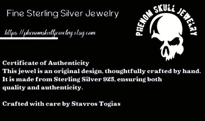 Sterling Silver Lightning Bolt Pendant: Mythical Thunder Flash Necklace