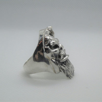Handmade Gothic Sterling Silver 925 Ring - Warcraft Blizzard Fan