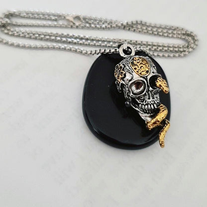 Snake & Skull   Necklace - Fashionable   Gift, Hip Hop Cosplay Jewelry