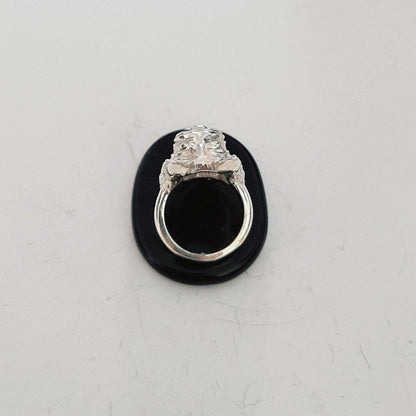 Handmade Scottish Terrier Ring: 925 Sterling Silver Scottie Dog Jewelry