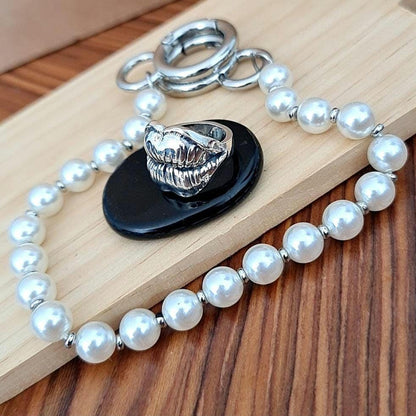 Kissing Lips Ring - sterling silver masterfully designed to convey a message of love & affection