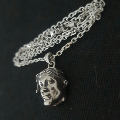 Handmade Sterling Silver Rapper Pendant - Gothic Rockstar Jewelry
