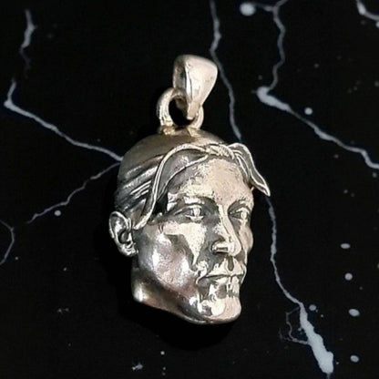 Handmade Sterling Silver Rapper Pendant - Gothic Rockstar Jewelry