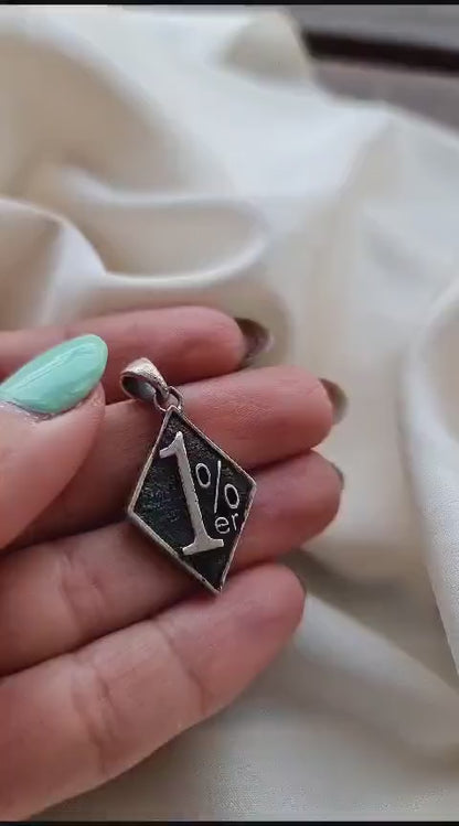 Handmade Rev Up Your Style Pendant - A Bold and Unconventional Biker Pendant